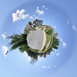 Beaverbrook Library Tiny Planet by Bill Robertson